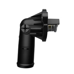 Mopar thermostat housing packaging view, designed for easy vehicle-specific installation.