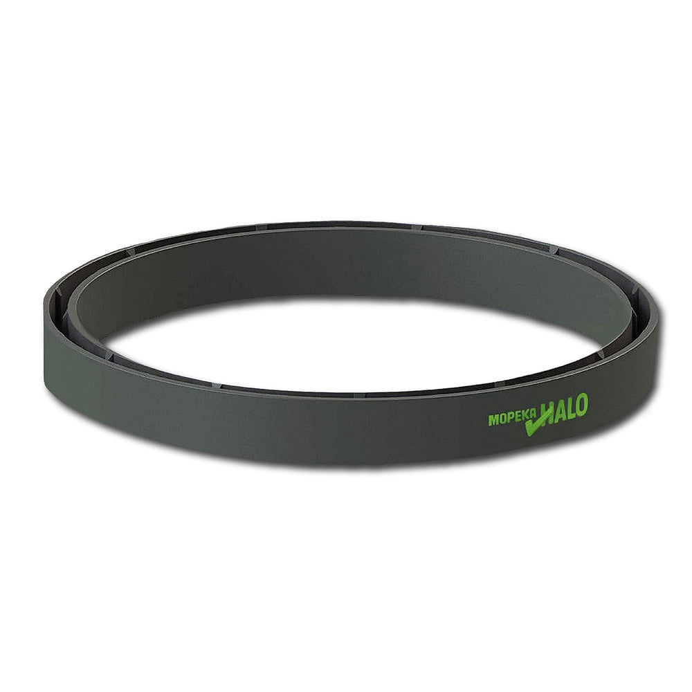 Mopeka Tank Halo base ring protects propane tank base from scratches on surfaces.