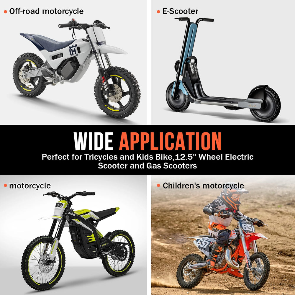 Mopillos package contents includes tire and inner tube for easy replacement