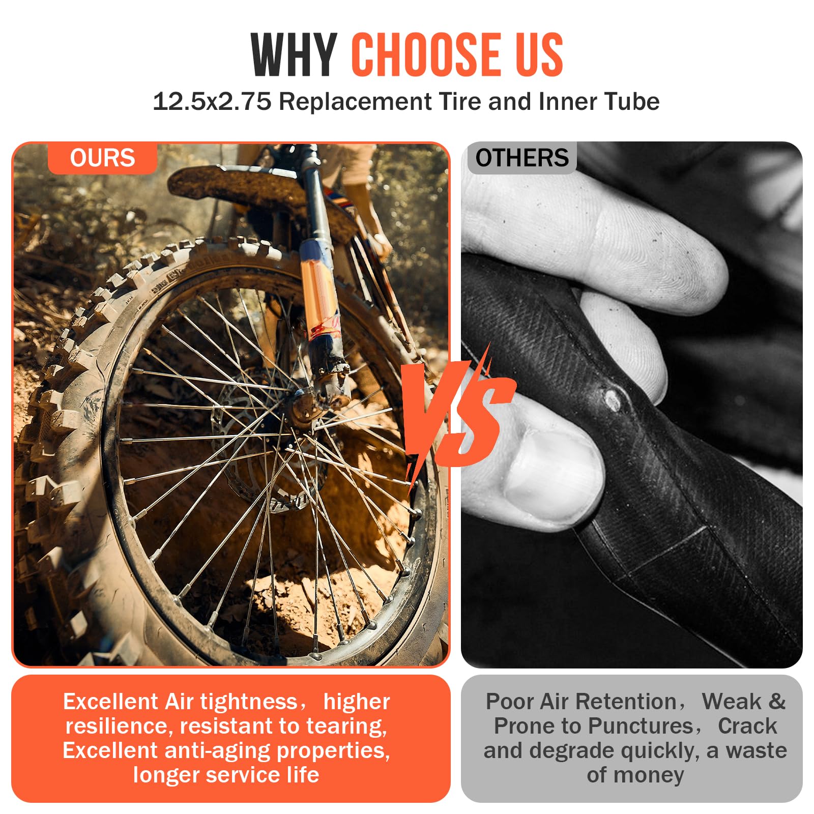 Mopillos X-Treme X-560 compatibility tire for e-scooters