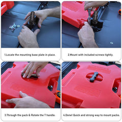 MOQIauto RX-PM pack mount aluminum body provides durability