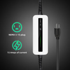 Morec Level 1 EV Charger 25ft cable enables flexible vehicle access