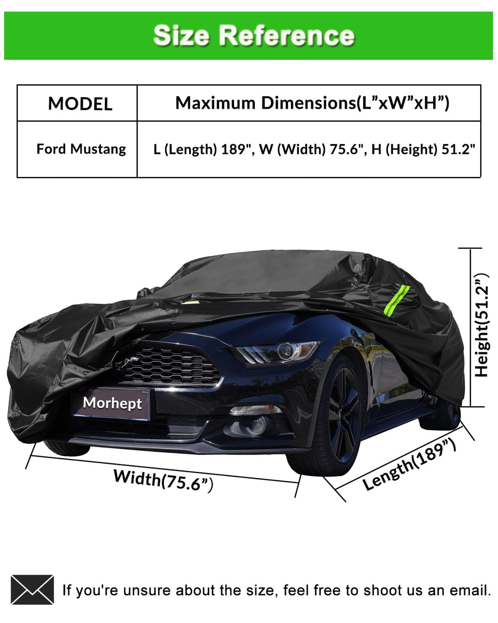 Morhept driver-side zipper car cover enables easy access without removing cover.