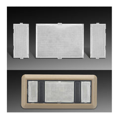 MoriNed interior roof dome light cover with clear lens for evenly diffused cabin lighting