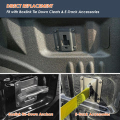 Morkot boxlink cleats offer anti-slip support during transport.