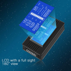 MORNING GROUP display closeup highlighting clear LCD with backlight for night visibility