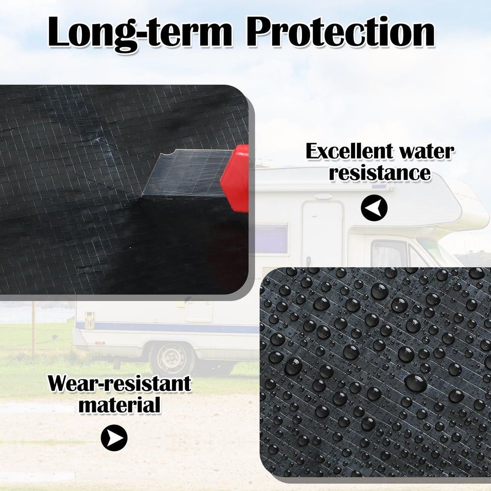 MorningRo bottom material 72in x 30ft reinforces mobile home undercarriage.