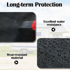 MorningRo bottom material 72in x 30ft reinforces mobile home undercarriage.