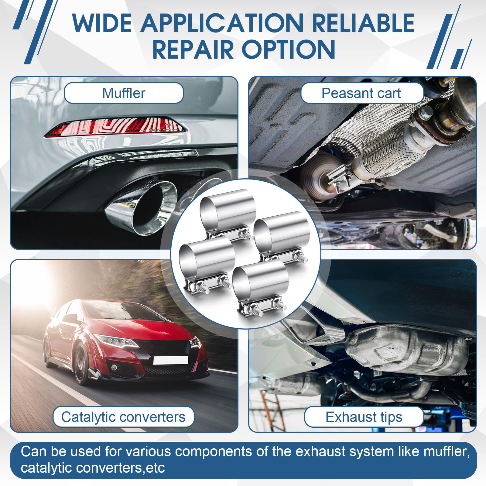 MorningRo 2.5-inch clamp enables quick, tool-free installation.