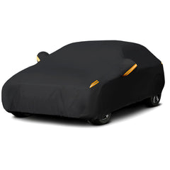 Mornyray car cover top view demonstrates all-weather protection for sedans