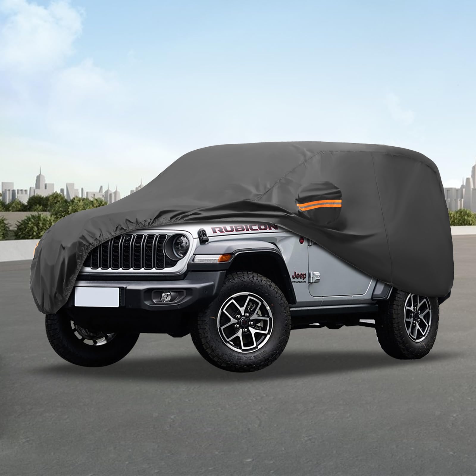 MORNYRAY Reflective strips on Wrangler cover improve night visibility