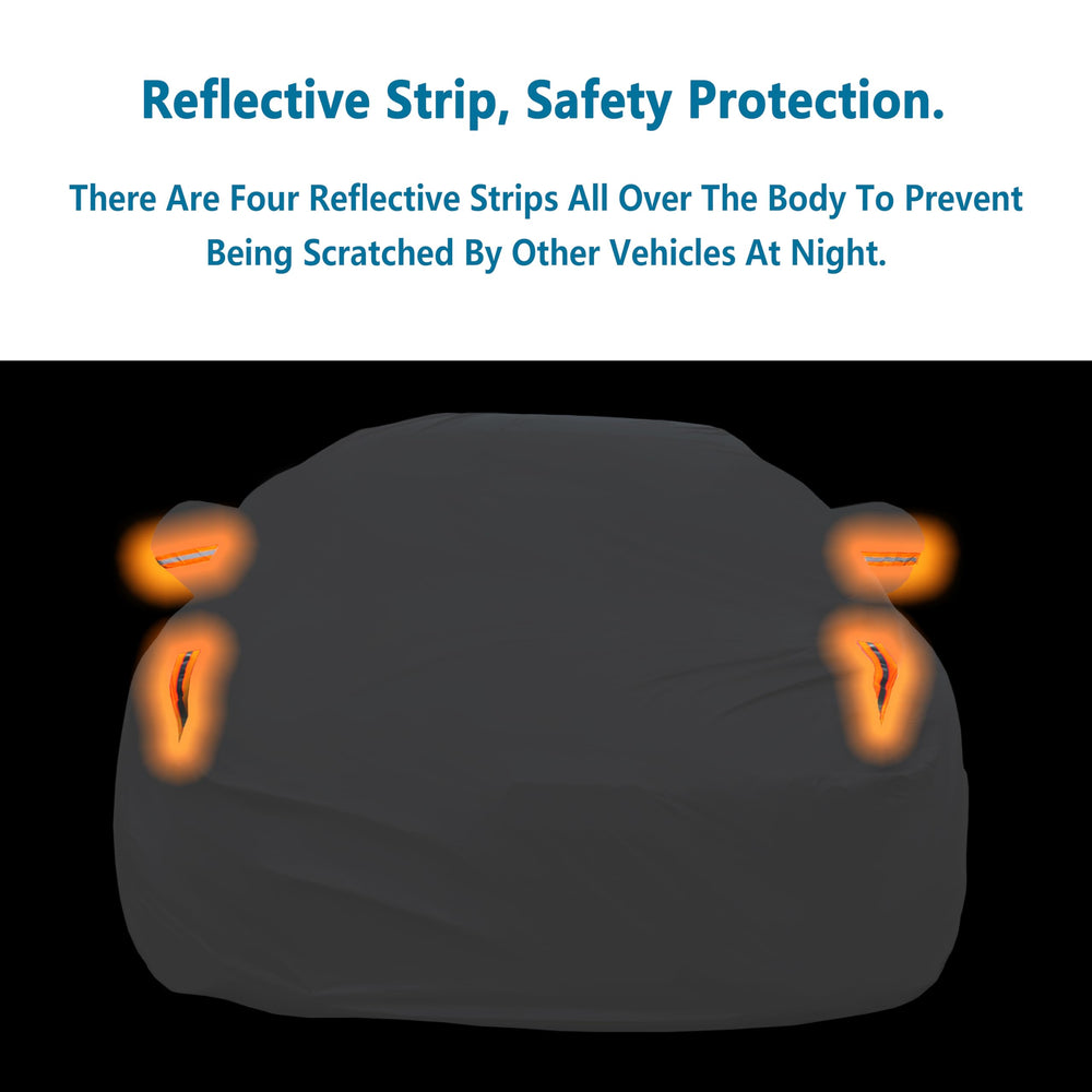 MORNYRAY tear-resistant material shields against dirt, sap, and birds.