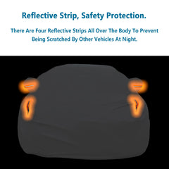 MORNYRAY tear-resistant material shields against dirt, sap, and birds.