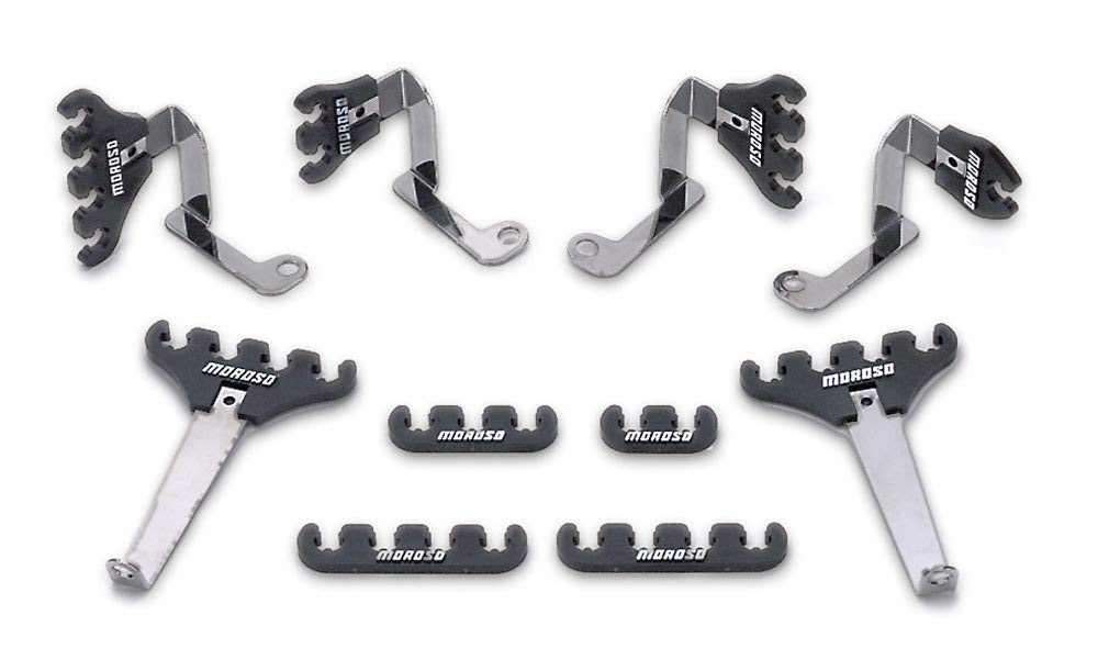 Moroso 72133 wire loom kit for small block Ford wires keeps routing neat and protected