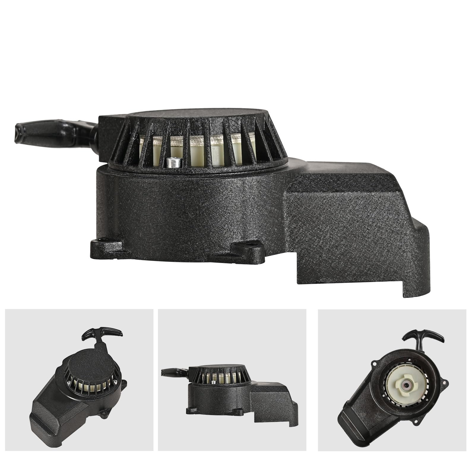 Moroxi pull starter on a 2-stroke engine enables smoother starts and easy maintenance.