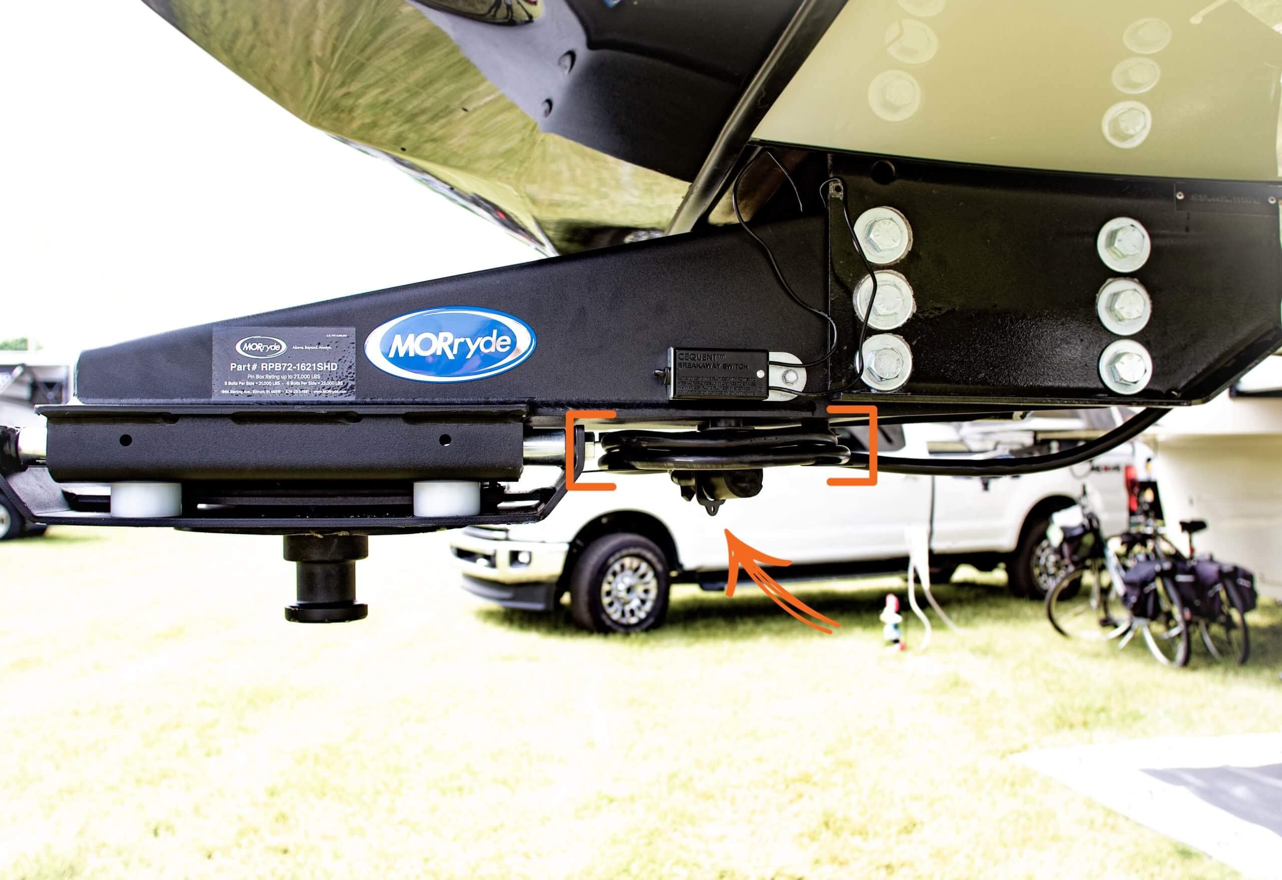 MORryde SP56-463 Cord Keeper stores cords off the ground for safer RV camping.