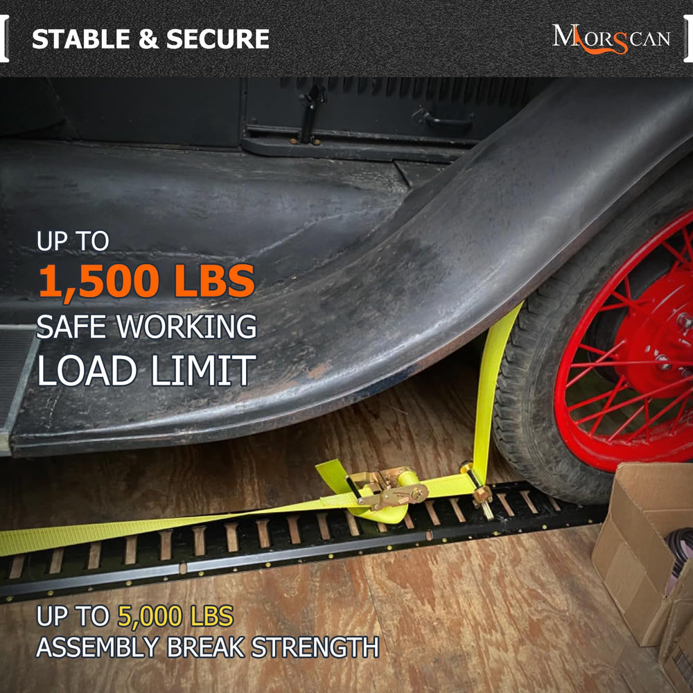 MorScan 2in strap through roller supports secure, clean tension on diverse loads.