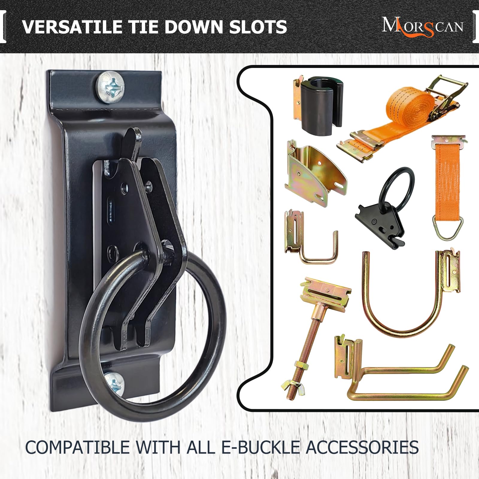 MorScan black powder-coated finish resists corrosion in harsh environments