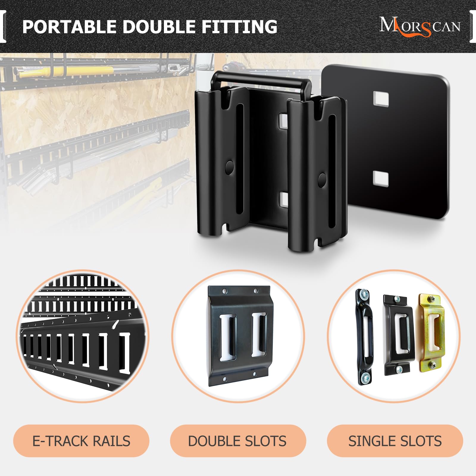 MorScan e-track compatible accessory for versatile trailer use.