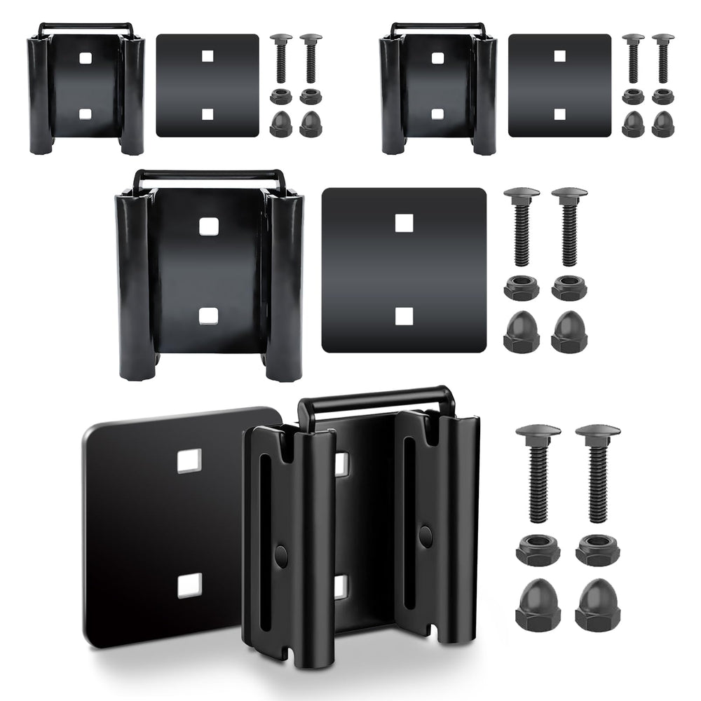 MorScan e-track connector square plates for stable trailer mounting.