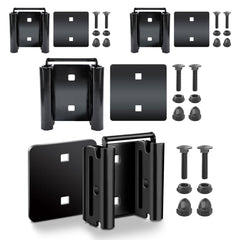 MorScan e-track connector square plates for stable trailer mounting.