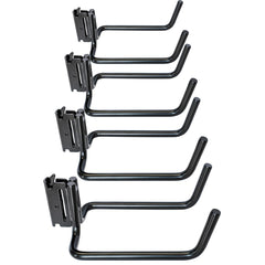 MorScan e-track double J hooks four-pack for versatile tool storage