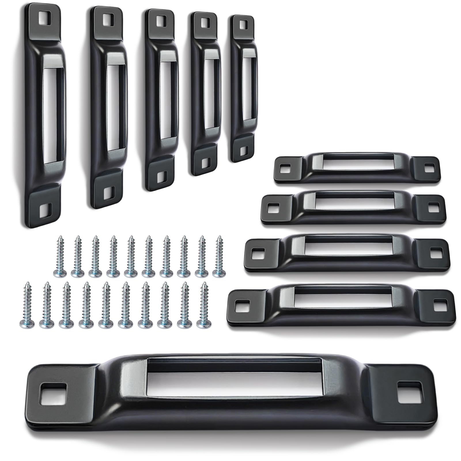 MorScan E-Track slot anchor in black finish secures cargo on trailers