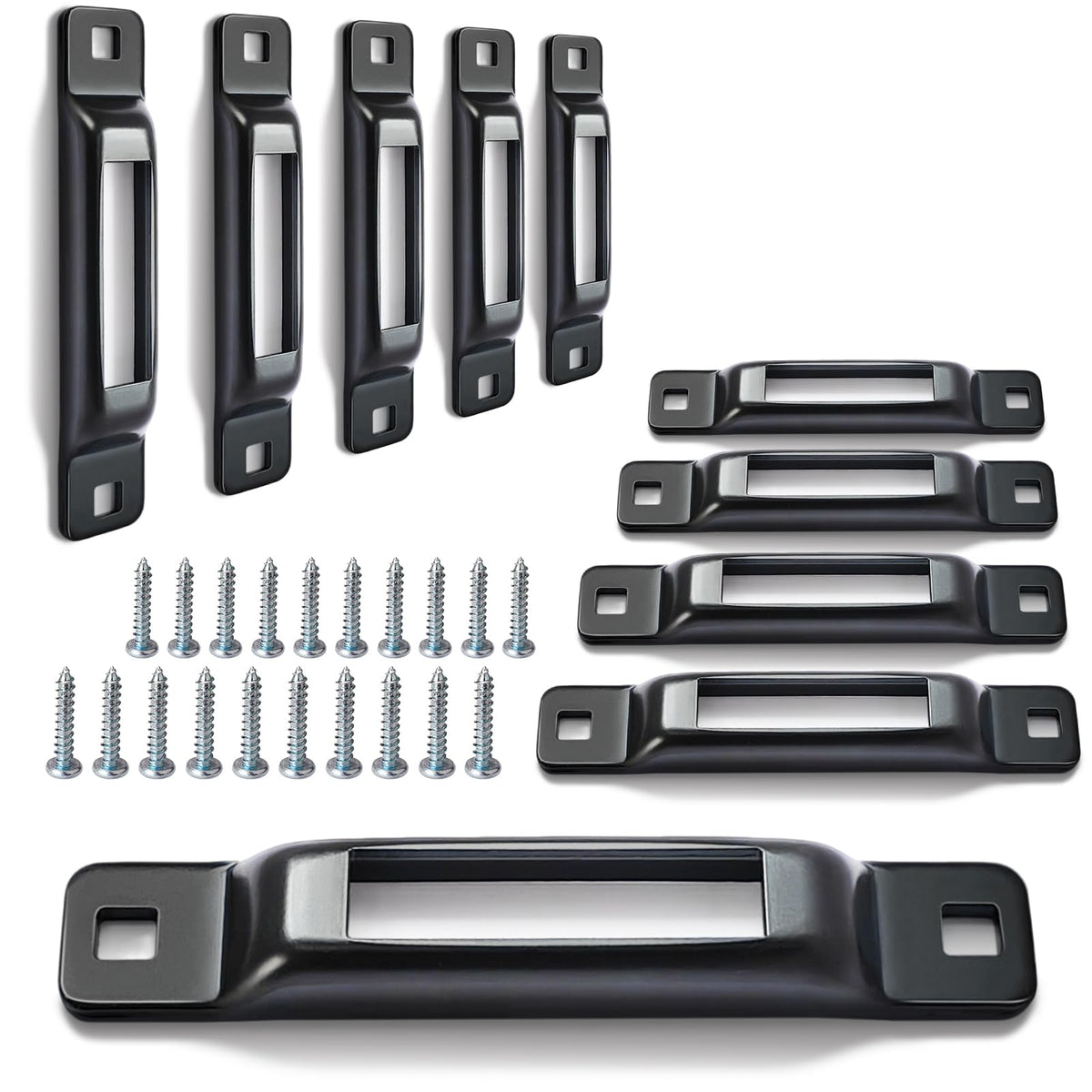 MorScan E-Track slot anchor in black finish secures cargo on trailers