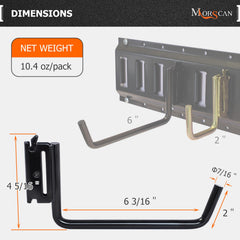 MorScan easy three-second installation lever for quick mounting