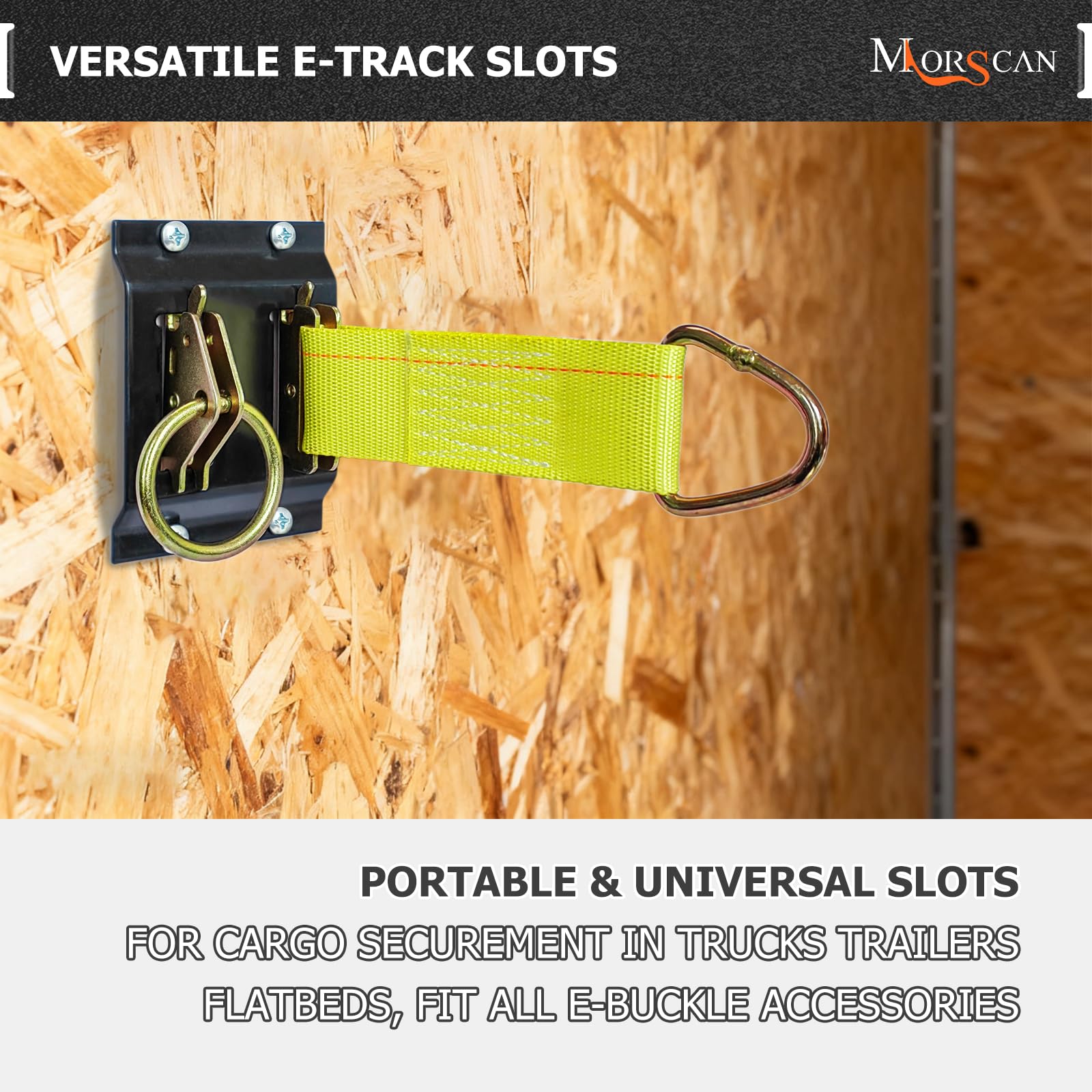MorScan double-slot mini plate made of high-strength steel for durability