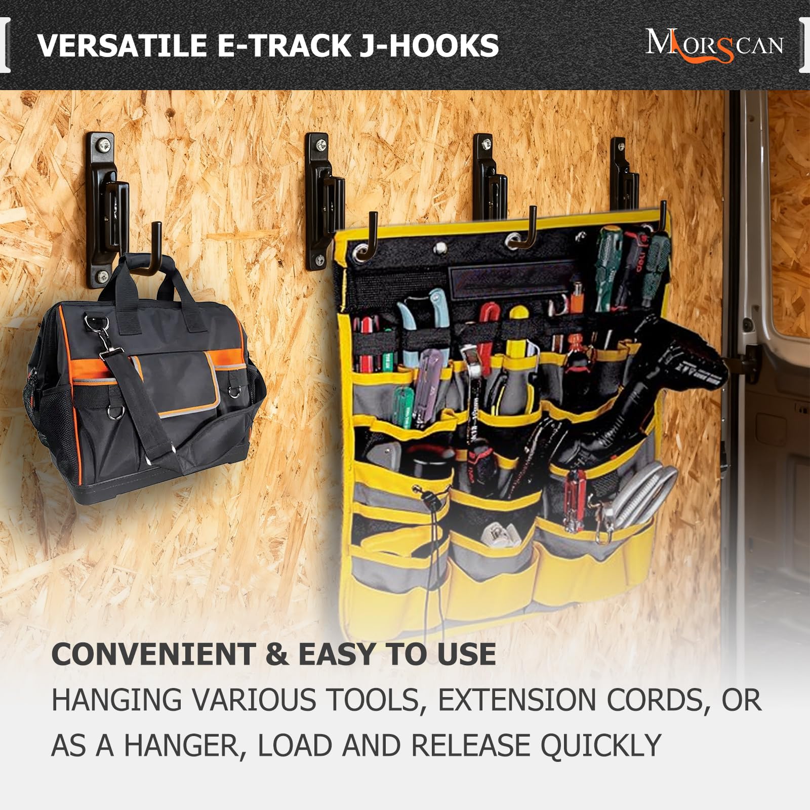 MorScan E-Track J-hook 2in 10-pack ready for strong tie-downs.