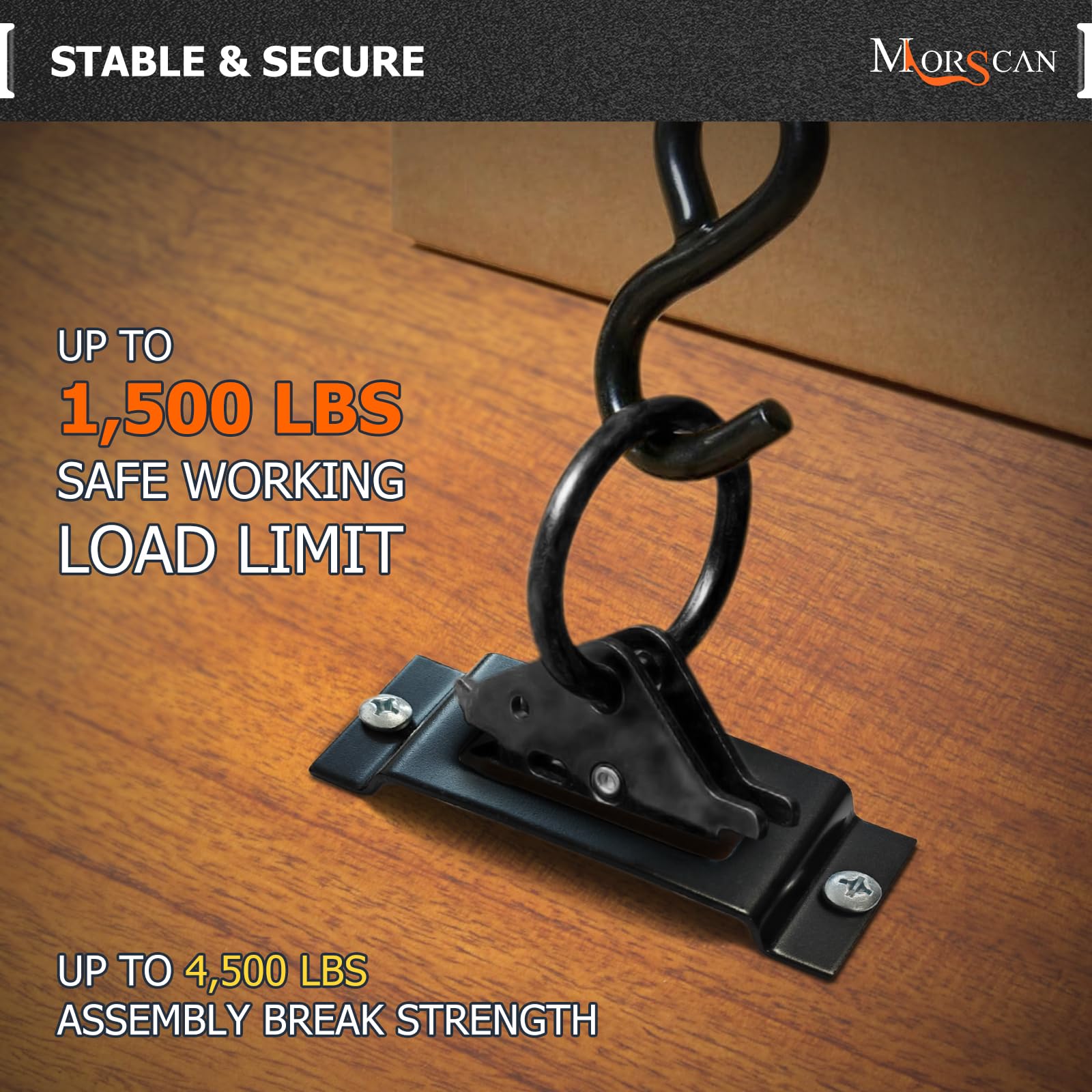MorScan heavy-duty E-Track components for rugged trailer use