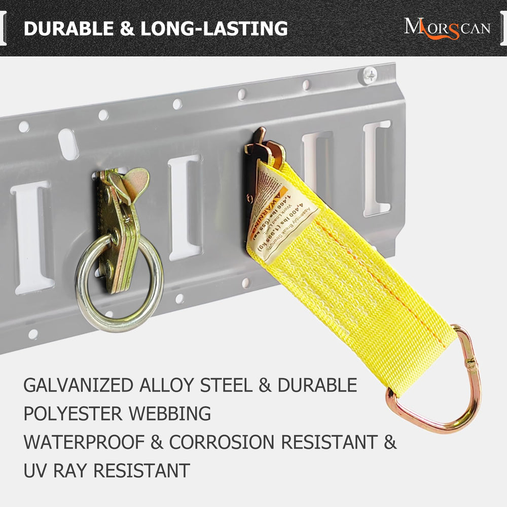 MorScan secure strap system for motorcycles and ATVs