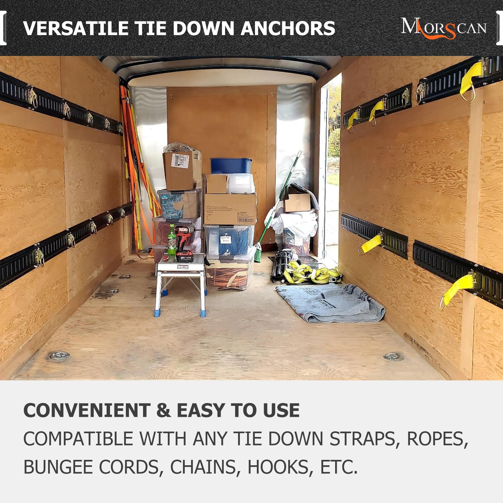 MorScan rope tie-off strap offers quick securing points for heavy loads