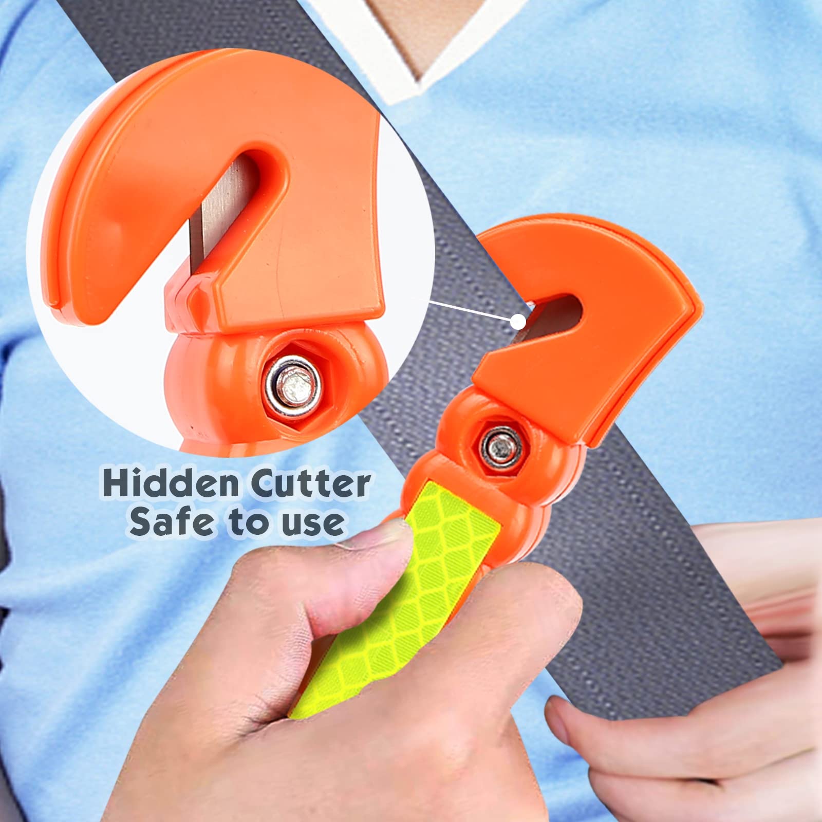 MorTime seat belt cutter blade for a swift driver or passenger release.