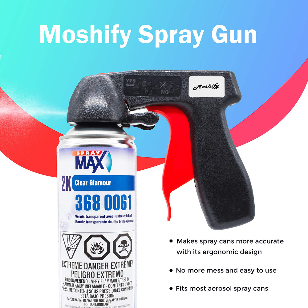 Moshify application action showing even spray coverage.