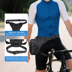 MOSISO leg pouch with dual compartments for organized gear access.