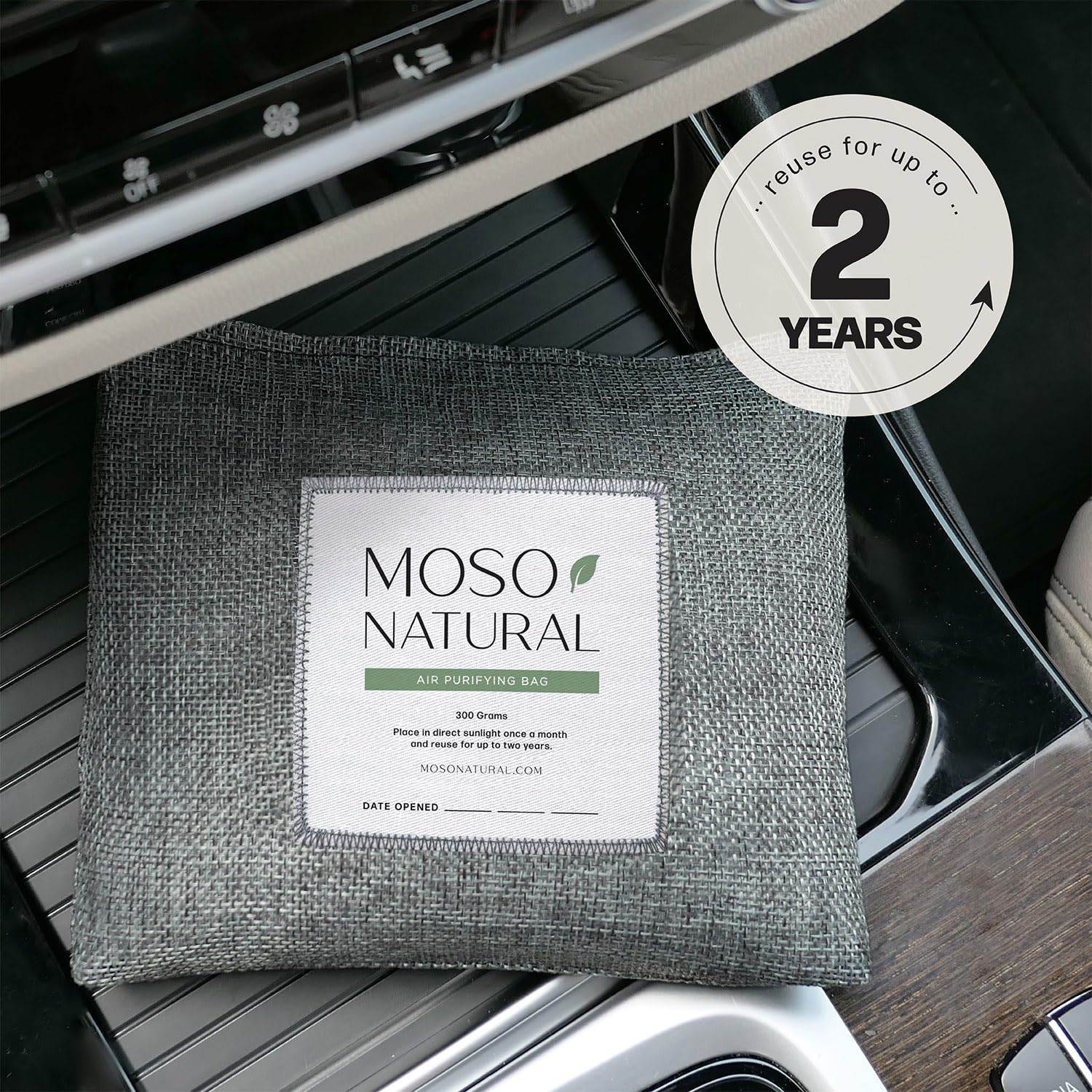 MOSO NATURAL two-year life cycle with garden-friendly disposal after use.