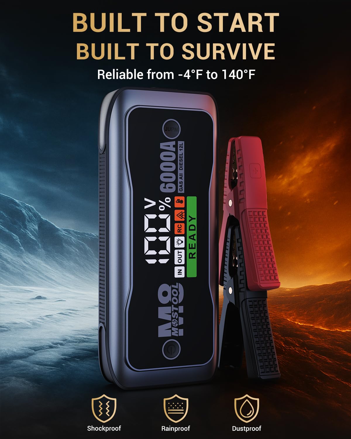 MOSTOOL M8's 24000mAh battery keeps devices charged on long trips.