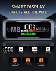 MOSTOOL M8 operates reliably in extreme temperatures for all-weather starts.