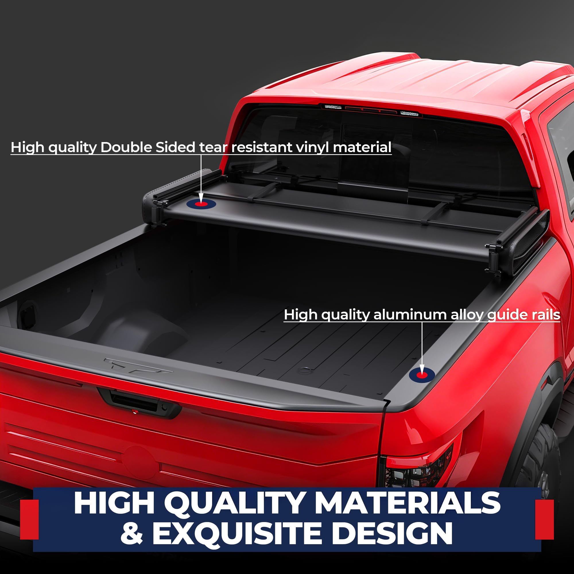 Heavy-duty aluminum frame of MOSTPLUS cover supports long-term use