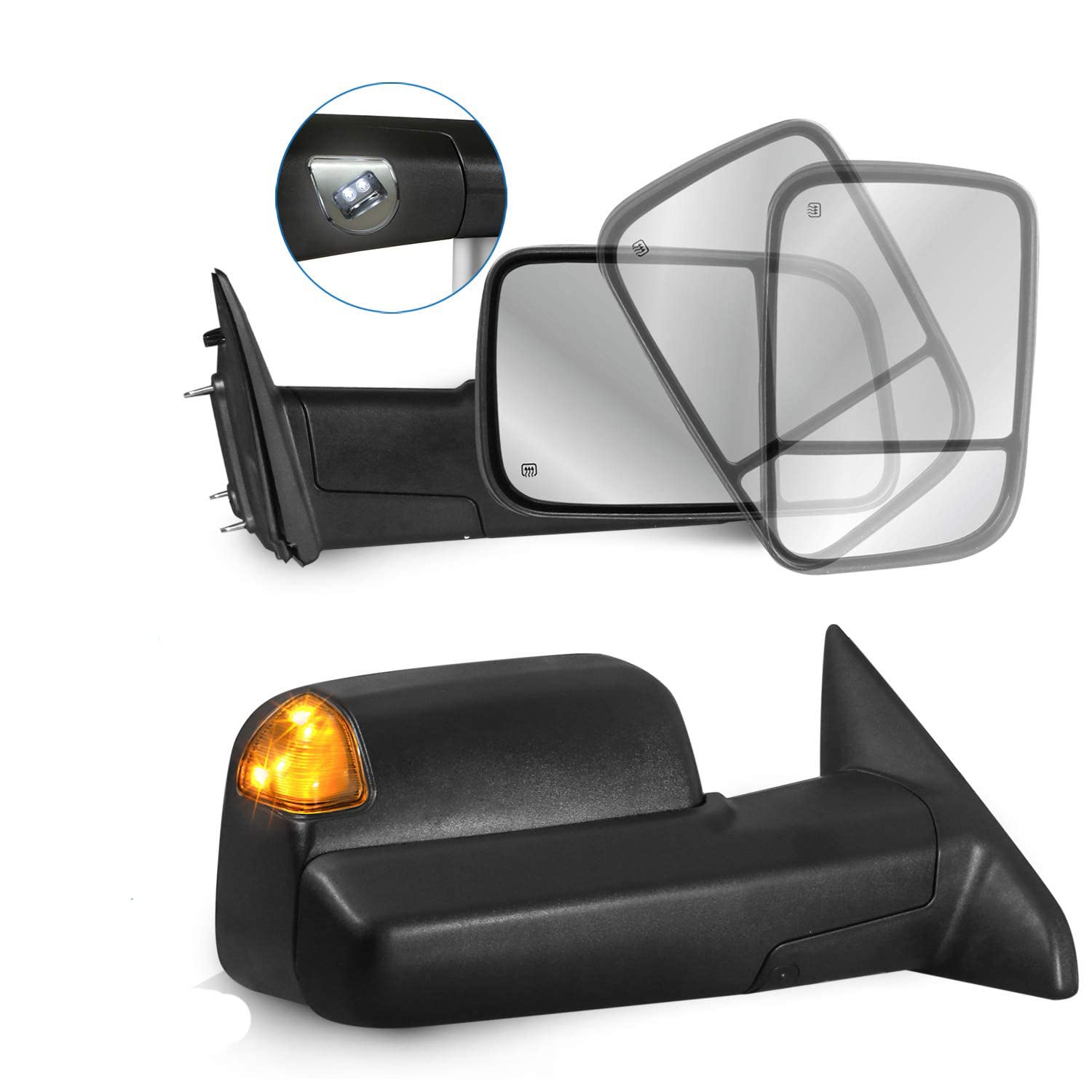 MOSTPLUS left-right mirrors for Ram 1500 improve visibility for safer lane changes.