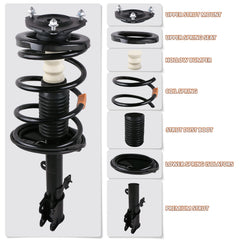 MOSTPLUS rear shock absorber with damping valve smooths rough road impacts