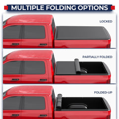 MOSTPLUS built-in LED light improving bed visibility during loading