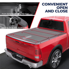 MOSTPLUS secure clamps on Ram 1500 bed for stable mounting