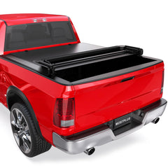 MOSTPLUS Soft Quad Fold cover on a 69.6 inch Ram 1500 bed, weather protection in use