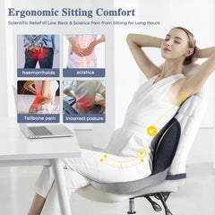 Mosxoed L-shaped design seat cushion elevates seating height for better posture.