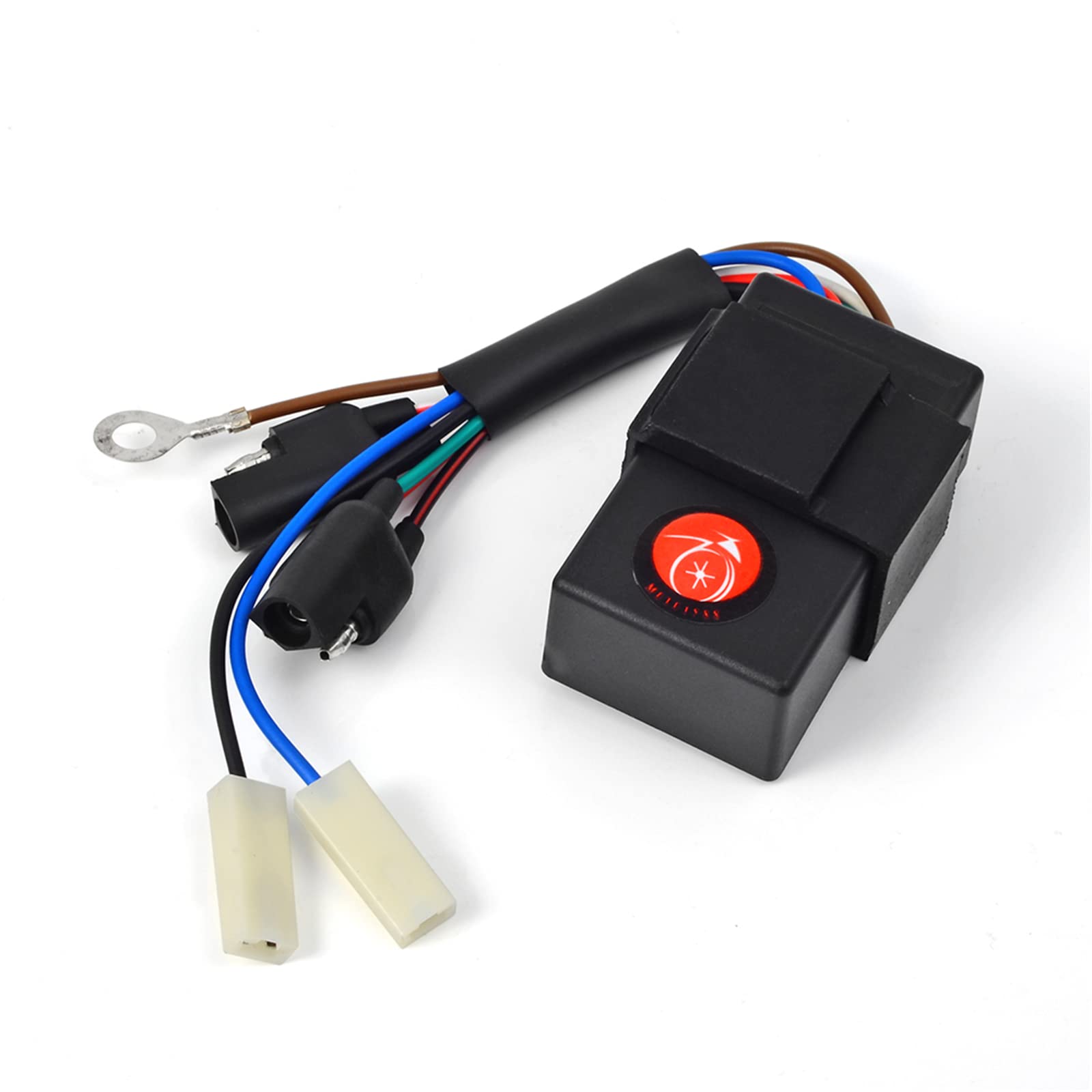 MOTO1988 packaging contents show ignition coil spark plug CDI for Polaris 500