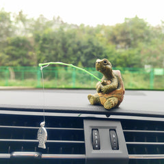 Motaney cute fish dashboard decor in vivid colors for cheerful interior