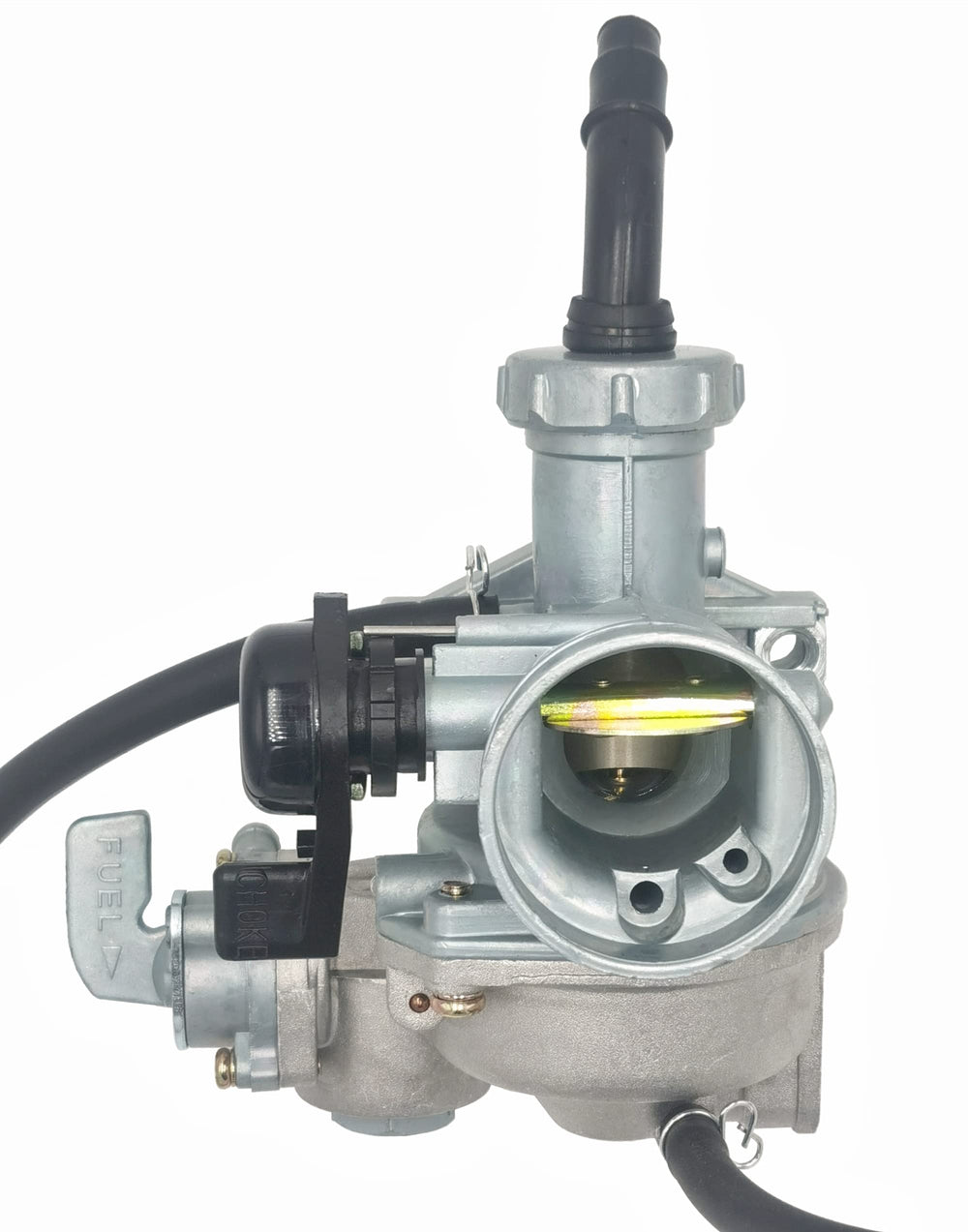 MothAr carburetor for Honda ATC125M close-up shows mounting alignment